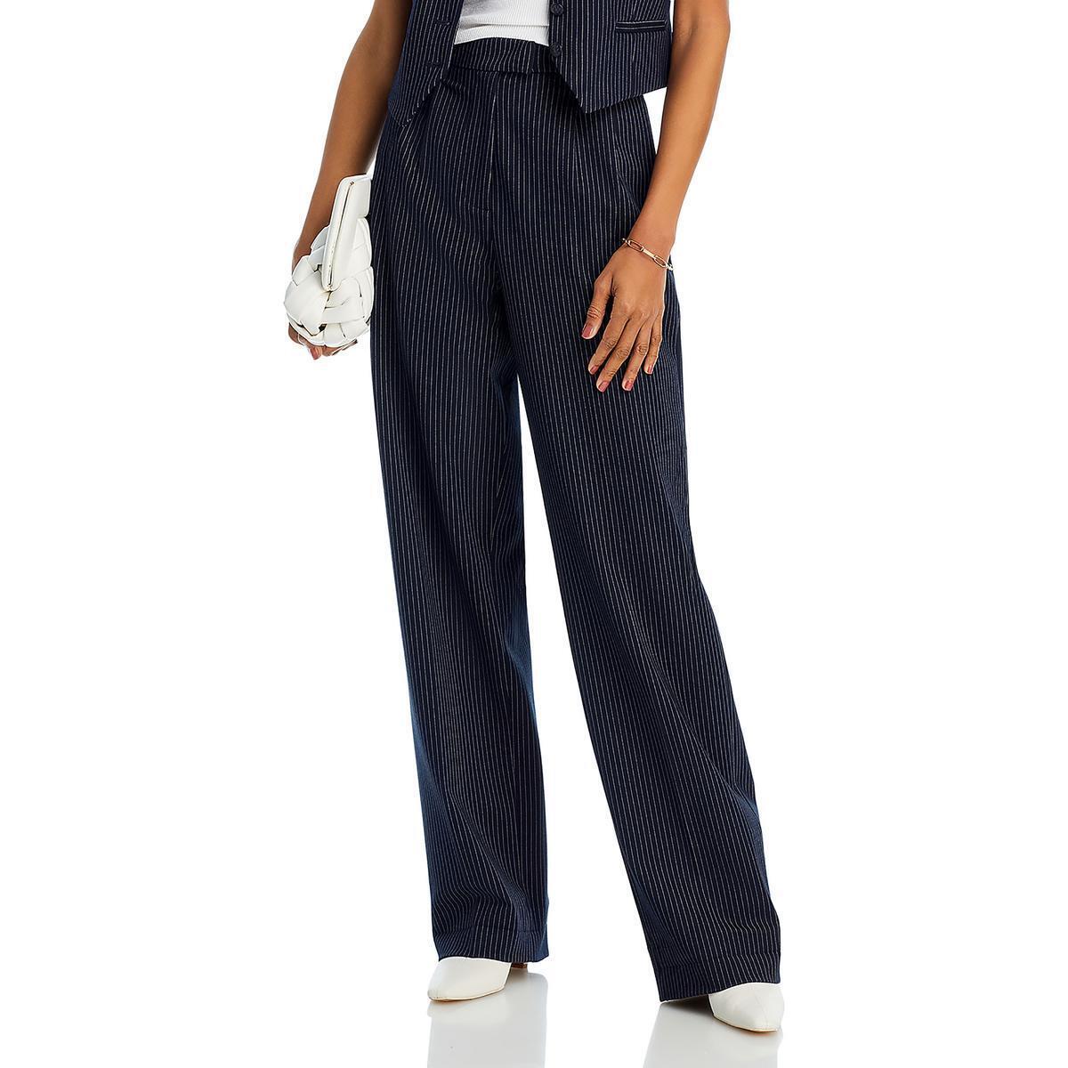 Rag Bone Womens Marianne Ponte Pleated Wide Leg Pants Trousers Bhfo 3308