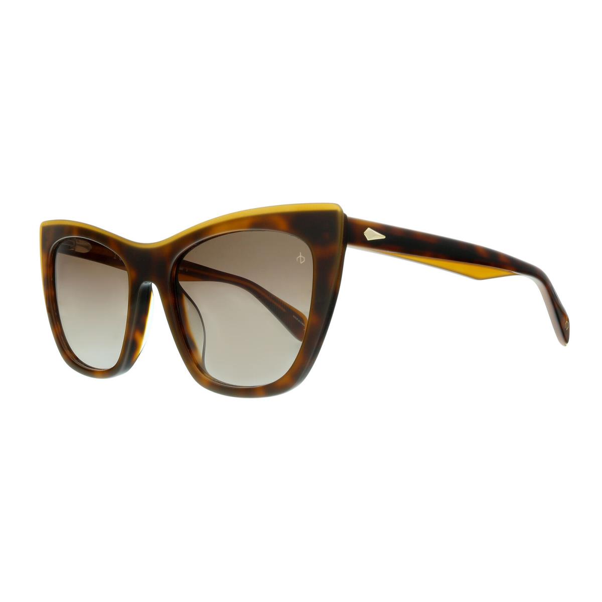 Rag and Bone RNB1039/G/S HA 0GPH Havana Orange Cateye Sunglasses