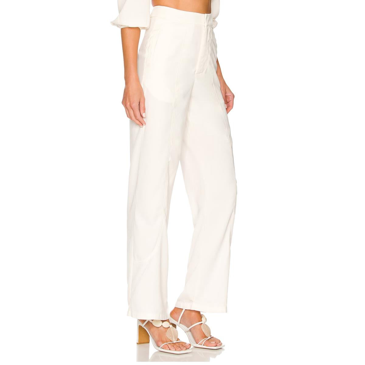 Rag Bone Trouser Pant White XS Baggy Belt Archetype Roxie Designer