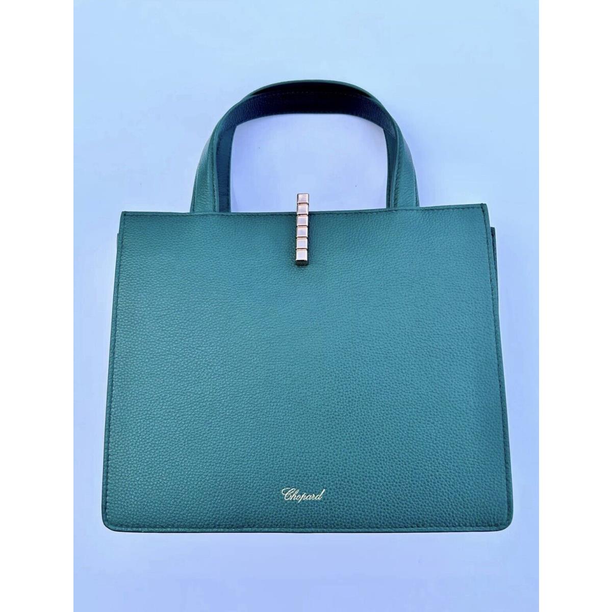 Chopard Ice Cube Top Handle Lady Bag Green