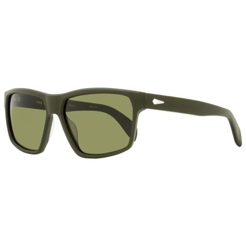 Rag Bone Aron Sunglasses RNB5048S Dldqt Matte Green 58mm - Frame: Matte Green, Lens: Green