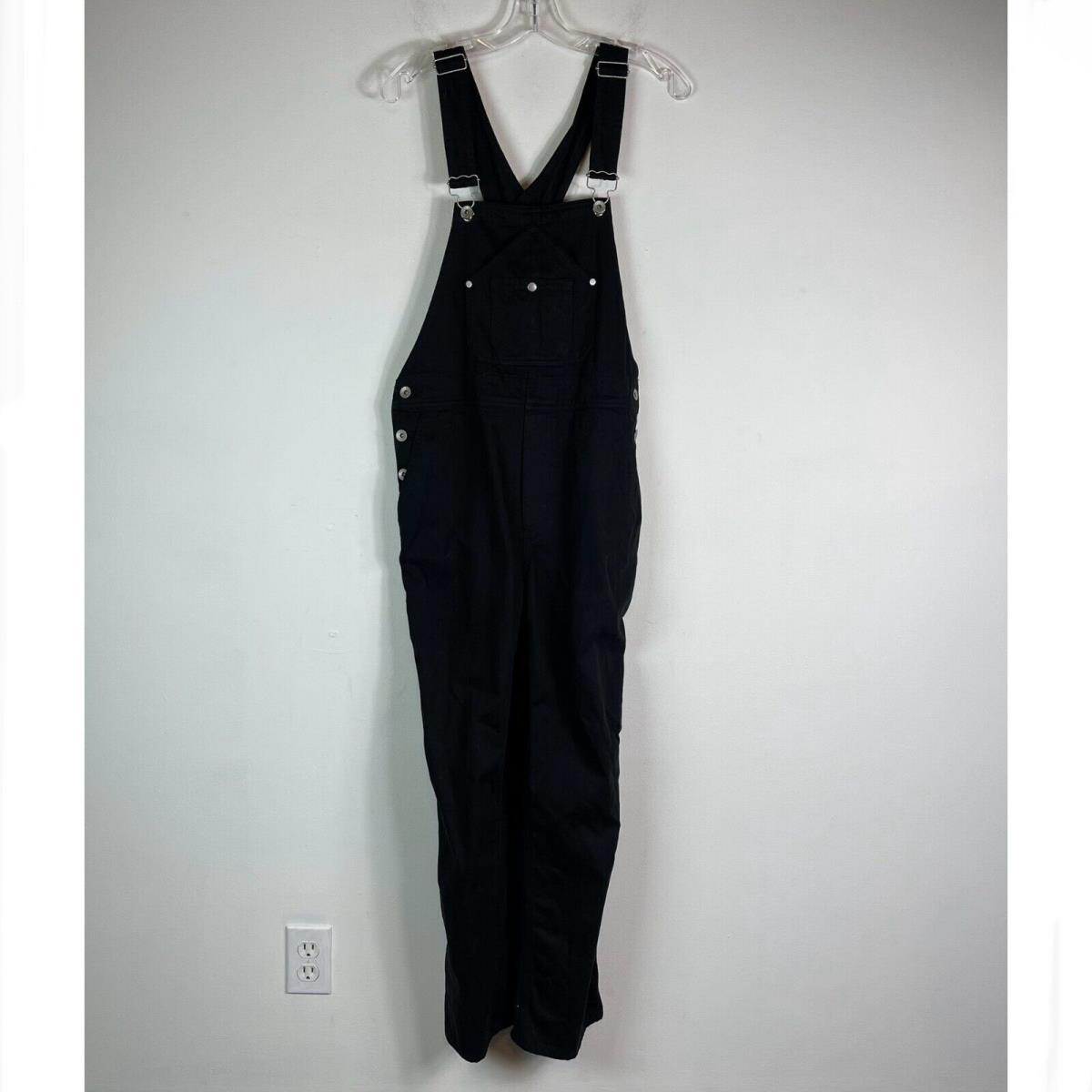 Rag Bone Women`s Denim Work Wear Overalls Jumpsuit Black Size XS