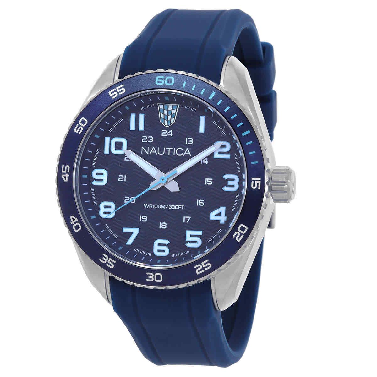 Nautica Key Biscane Quartz Blue Dial Men`s Watch NAPKBS222