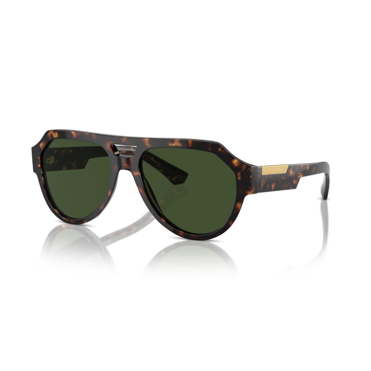 Dolce Gabbana DG4466 Havana/green 502/71 Sunglasses