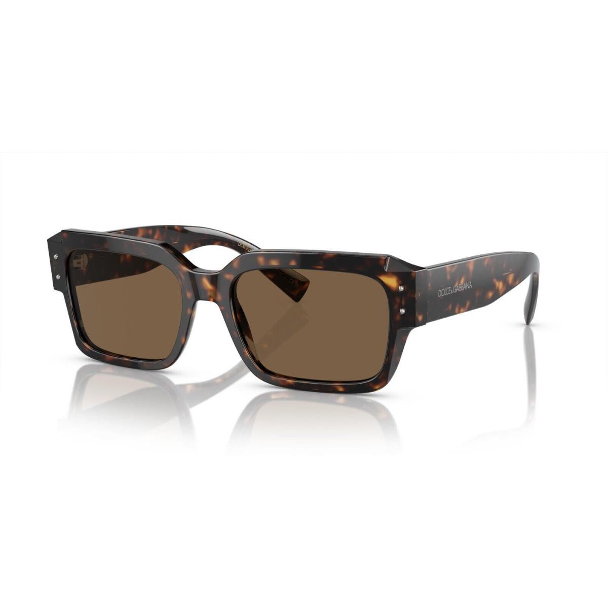 Dolce Gabbana DG4460 Dark Havana/brown 502/73 Sunglasses