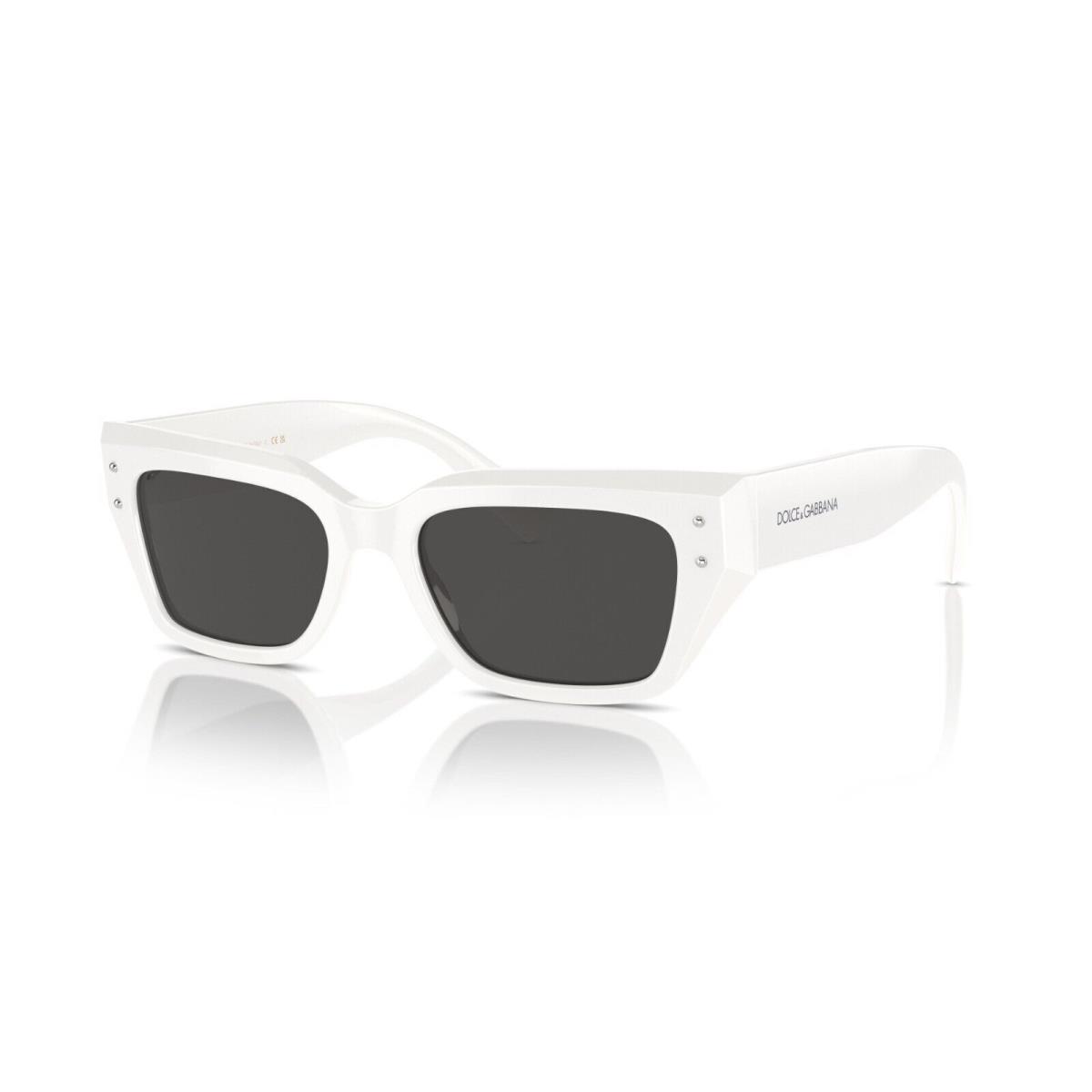 Dolce Gabbana DG 4462 White/dark Grey 331287 Sunglasses