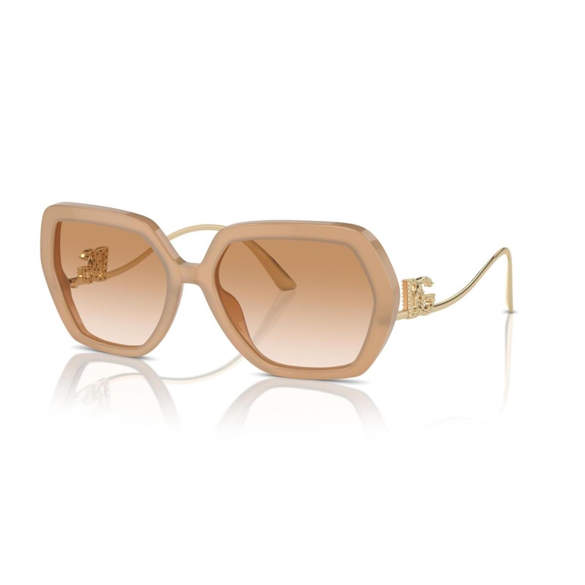 Dolce Gabbana DG 4468B Opal Beige/brown Shaded 34373B Sunglasses