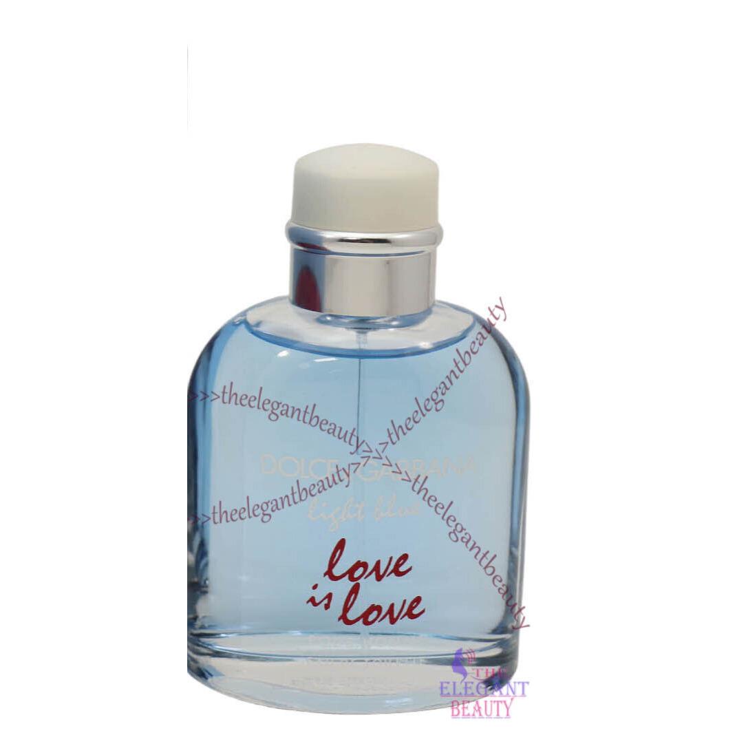 Light Blue Love Is Love By Dolce Gabbana Tester 4.2 oz Edt Men In Tester