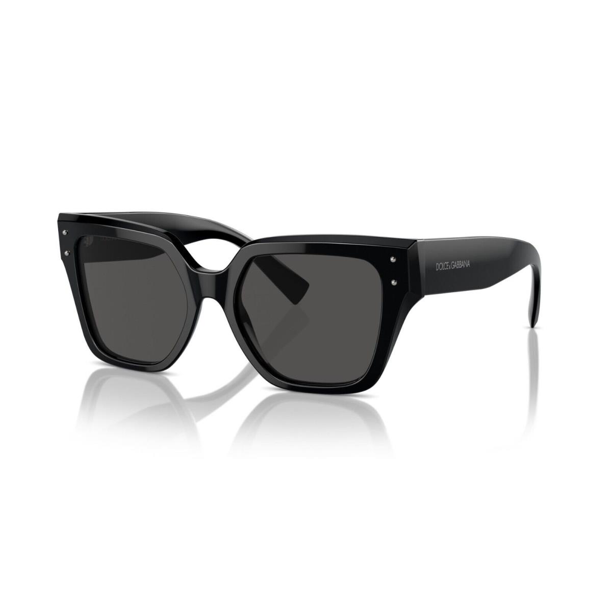 Dolce Gabbana DG 4471 Shiny Black/grey 501/87 Sunglasses