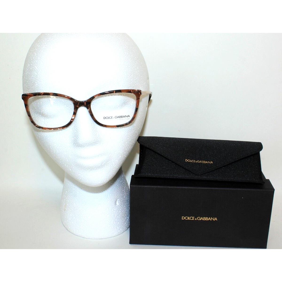 Dolce Gabbana Women`s Eyeglasses Frames Cube Bronze DG 3243 52-17-140