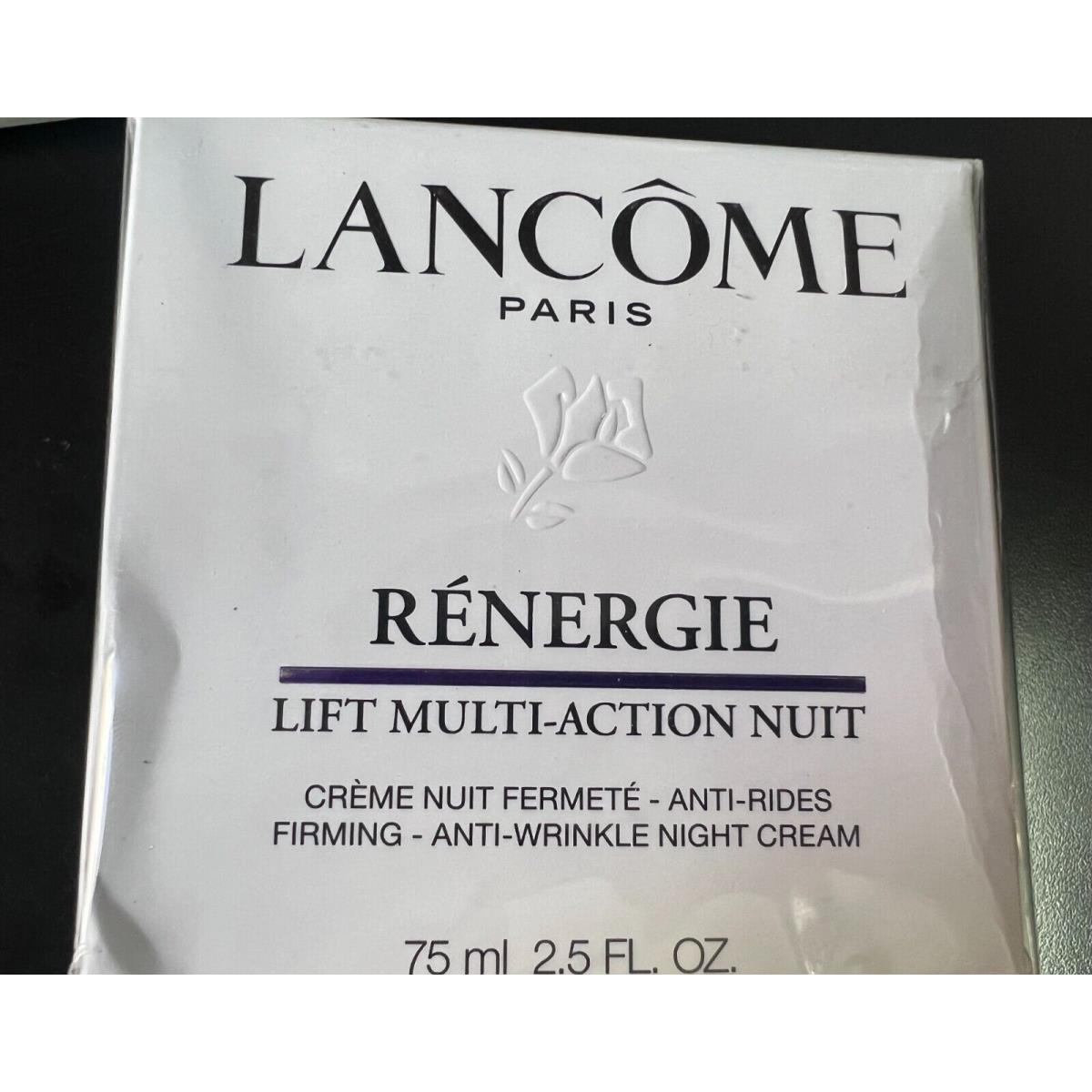 Lancome Renergie Lift Multi Action Night Lifting Cream 2.6 oz / 75g 6494