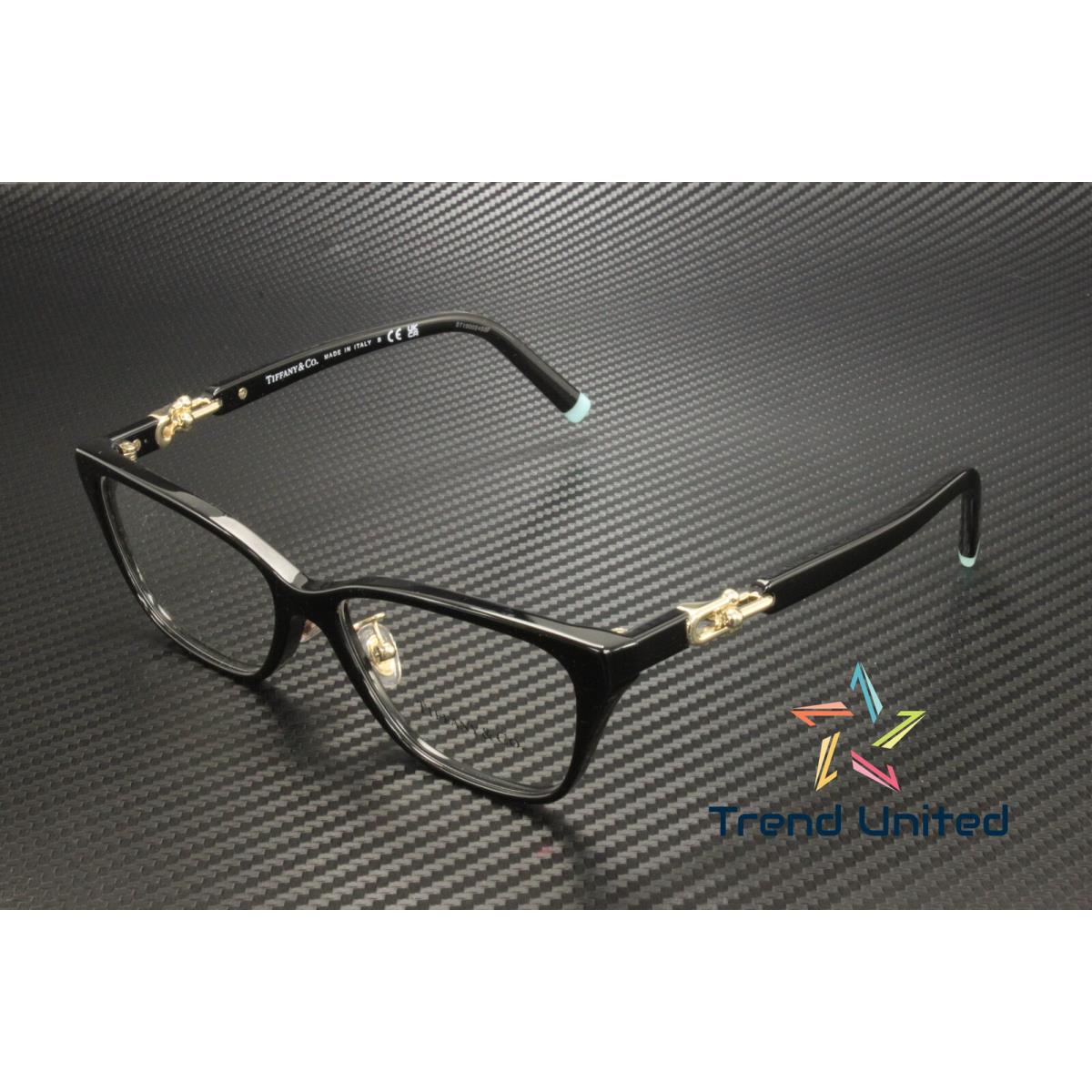 Tiffany Co. TF2229F 8001 Black Demo Lens 53 mm Women`s Eyeglasses