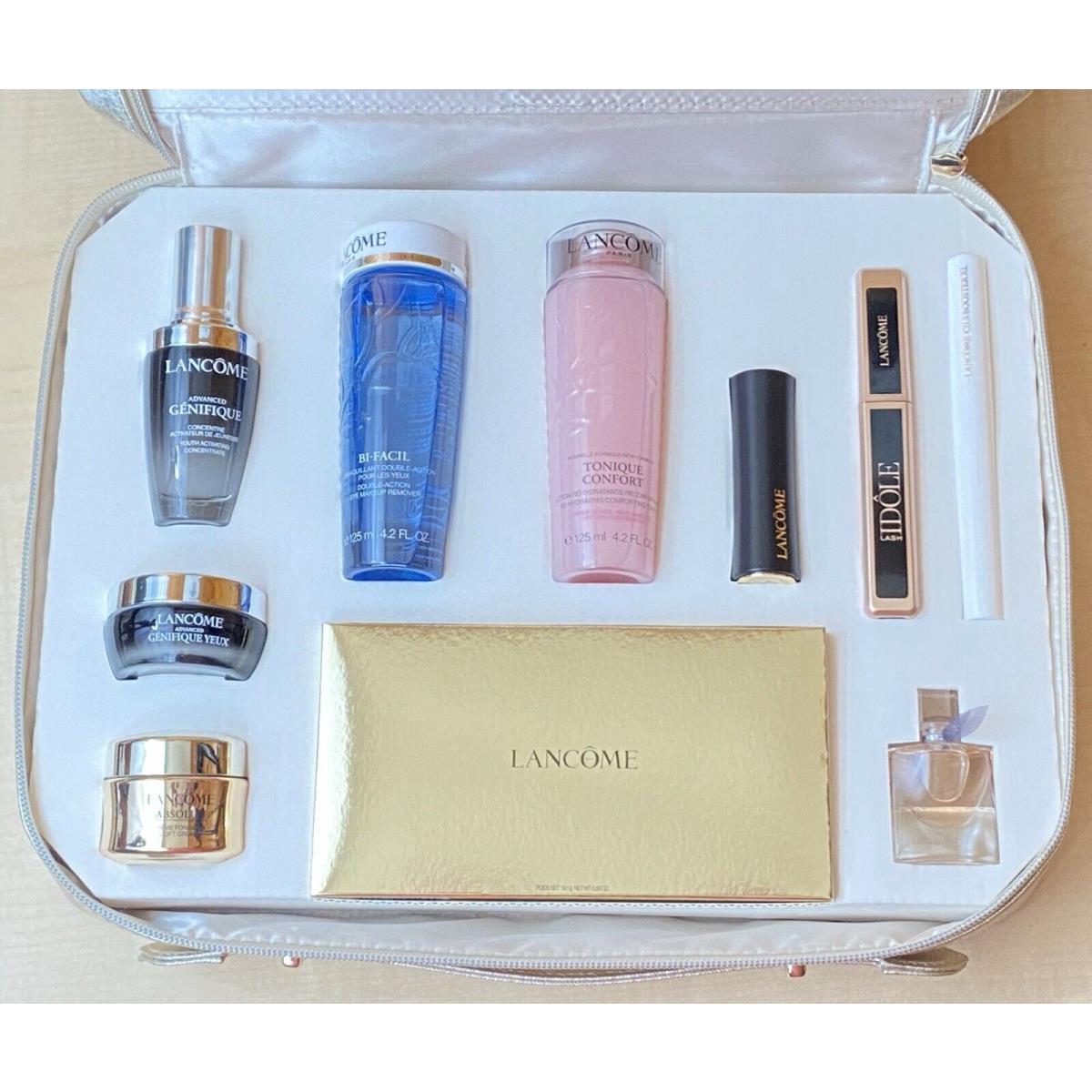 Lancome Beauty Box Holiday 2023 Skincare Makeup 11 PC Fast Priority Ship