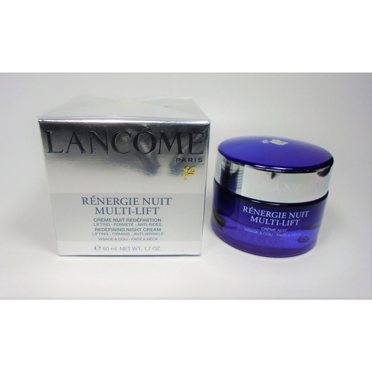 Lancome Renergie Nuit Multi Lift Redefining Night Cream 1.7oz / 50ml