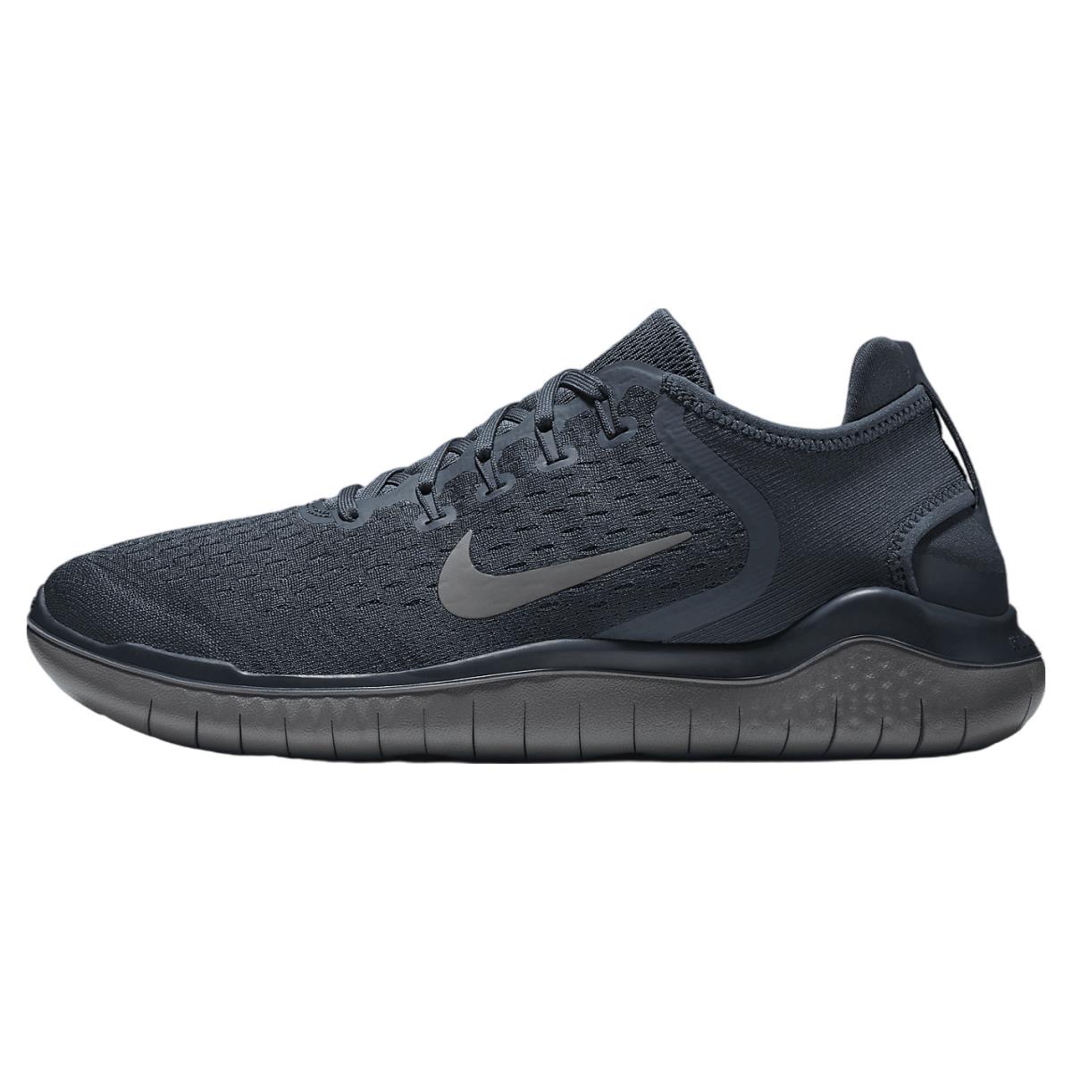 Nike Men`s Free Run 2018 Thunder Blue Running Shoes 942836-401 - Blue