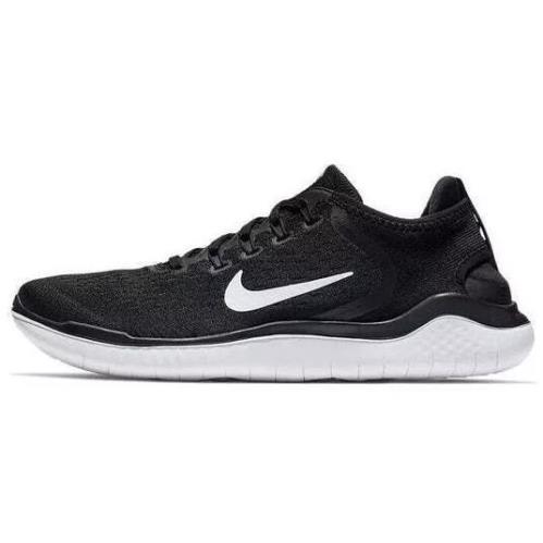 Nike Mens Free RN 2018 Running Shoes 942836 001 - BLACK/WHITE