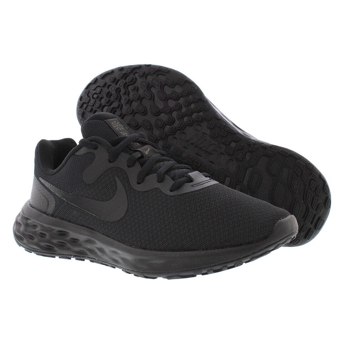 Nike Revolution 6 NN Womens Shoes - Black/Black/Dark Smoke Grey, Main: Black