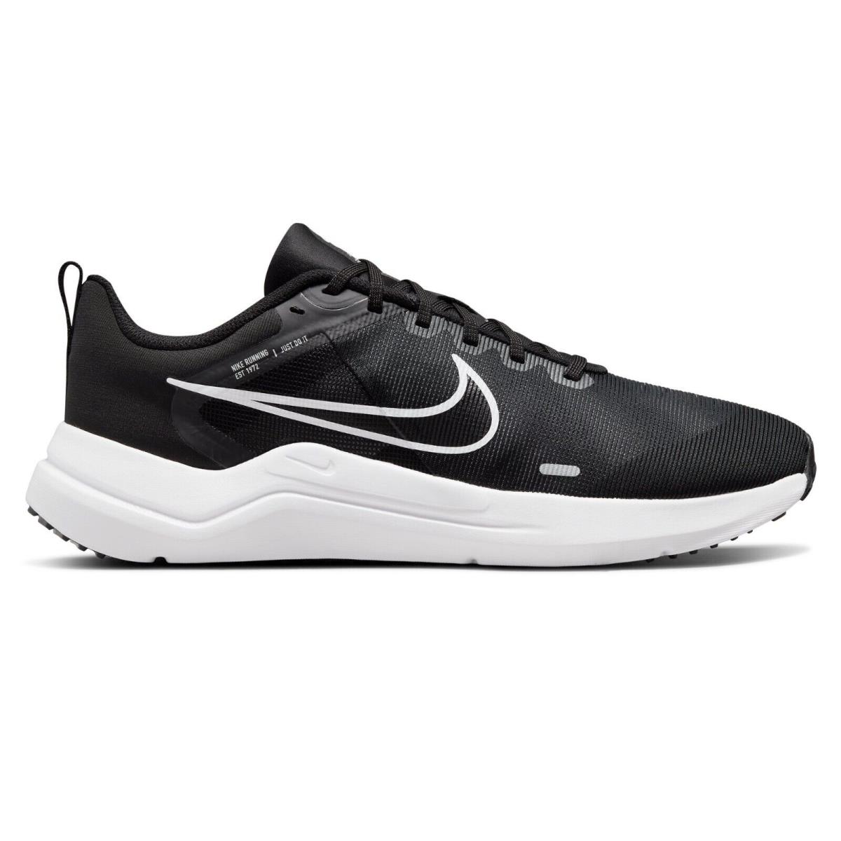 Nike Men`s Downshifter 12 Running Shoe Black Size 11.5 12 13 - Black