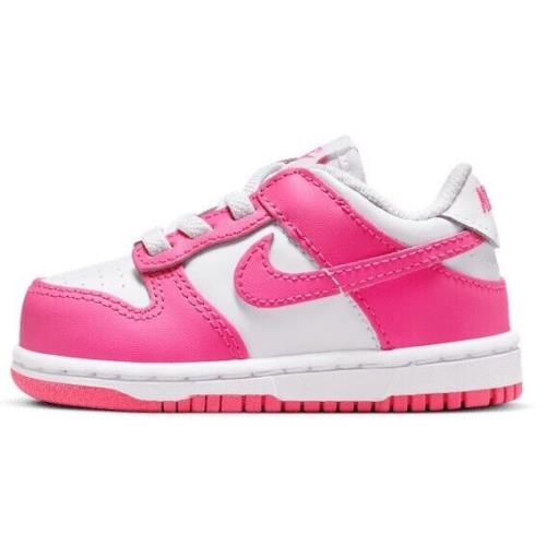 Nike Dunk Low White/laser Fuchsia Tde - White/Laser Fuchsia