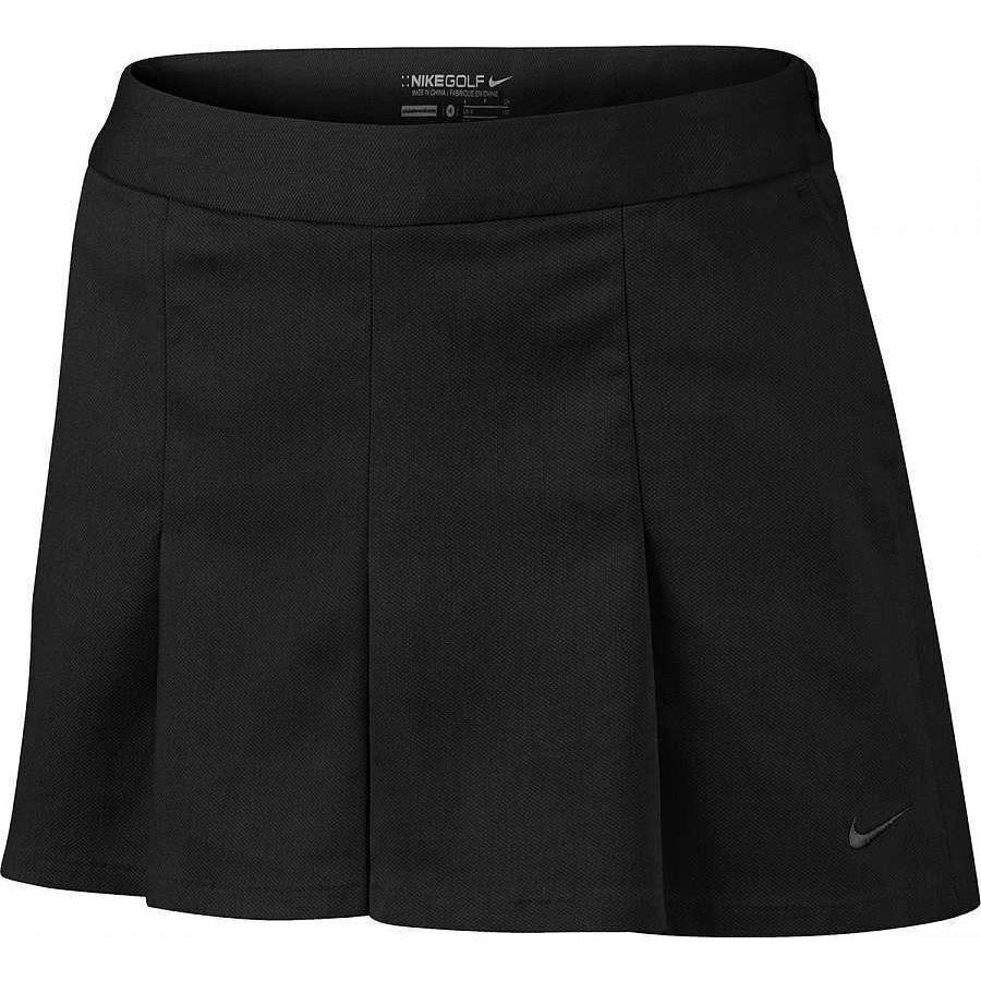 Nike Golf Dri Fit Majors Moment Black Shorts Skort Skirt Womens Sz 10