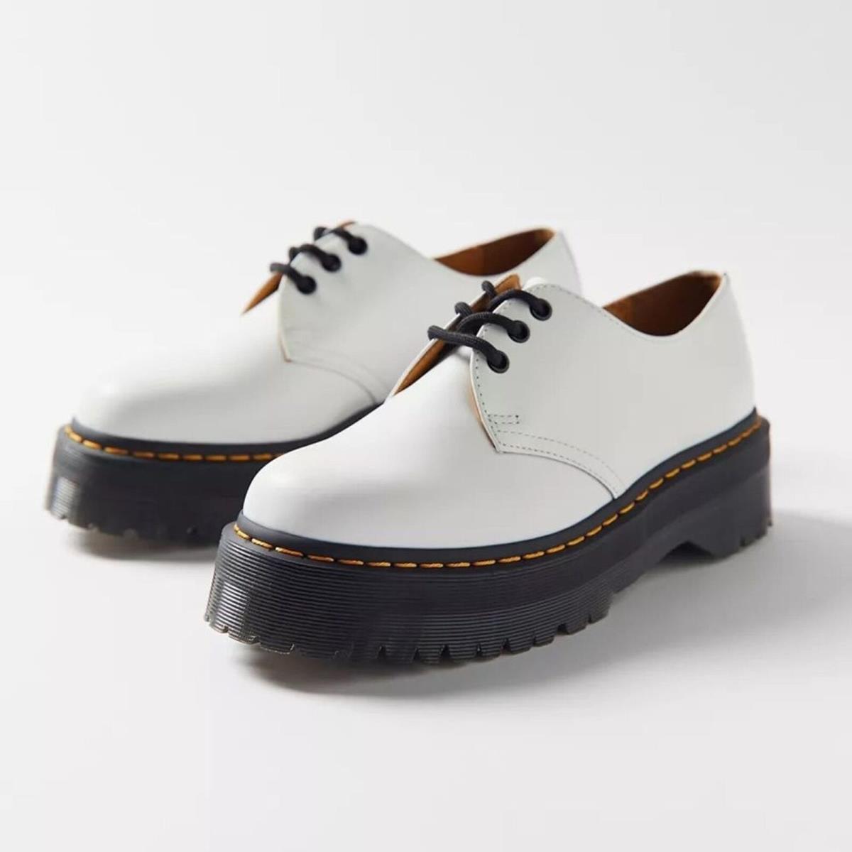 Dr. Martens 1461 Quad Smooth Platform Oxford Women s 10 Men s 9