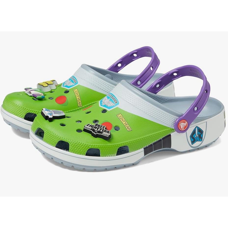 Crocs Toy Story Clogs Buzz Blue Light Year Classic Clog Women`s 8 9 /men`s 6 7