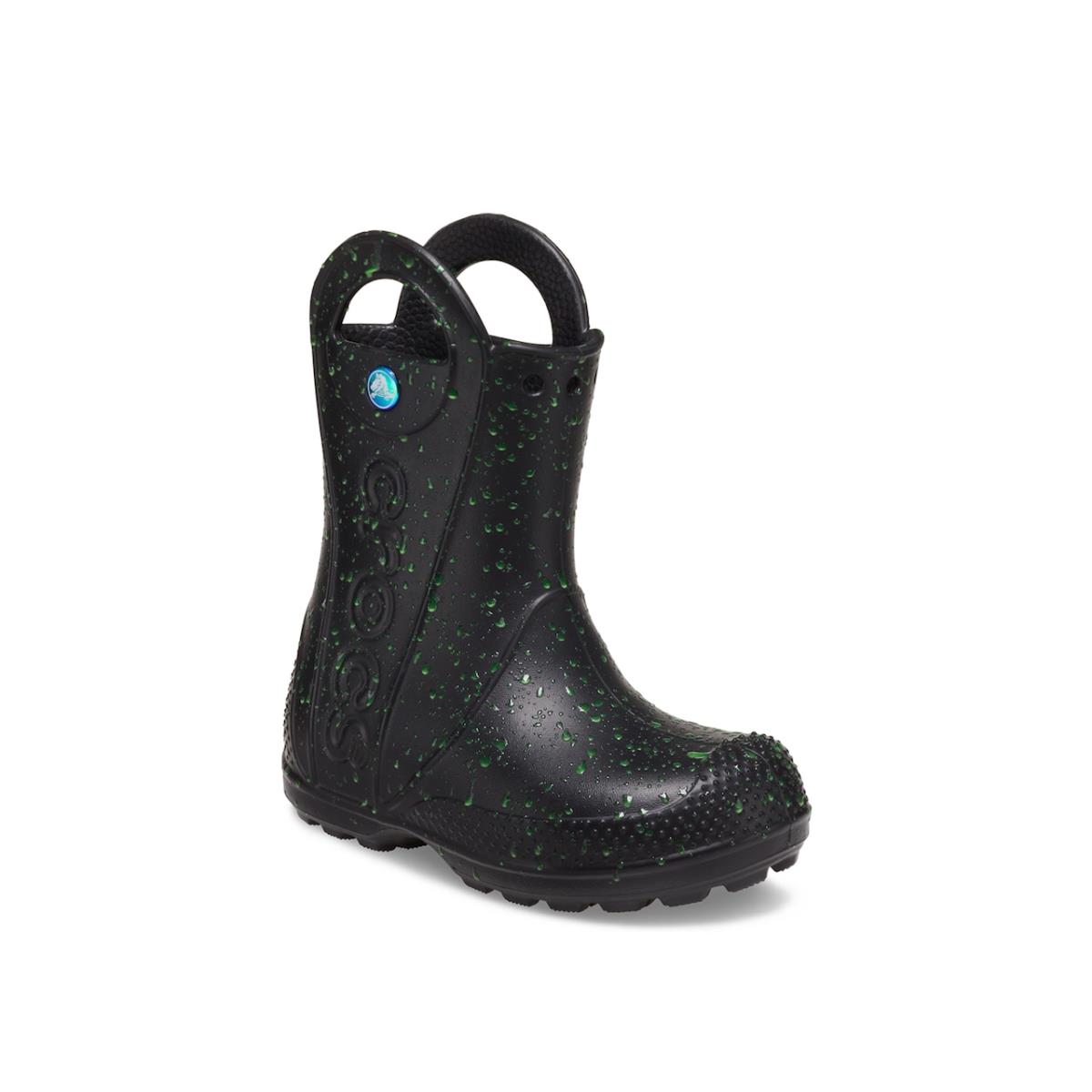 Girl`s Boots Crocs Handle It Glow Rainbow Boot