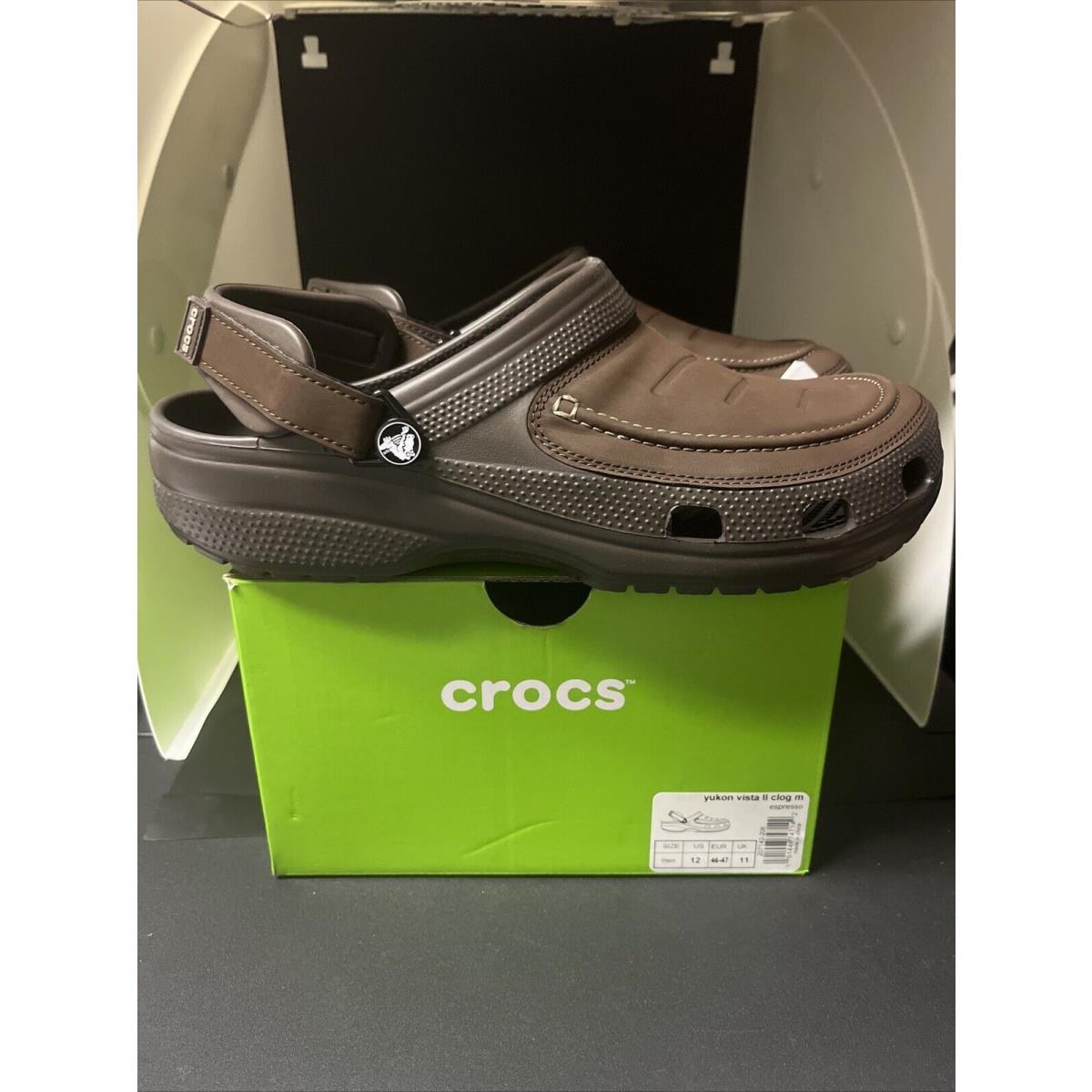 Crocs Yukon Vista II Clog Espresso Men s Sz 12