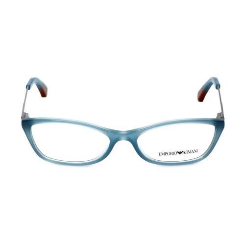 Emporio Armani Designer Reading Glasses EA3014-5127-54 in Opal Green Brown 54mm