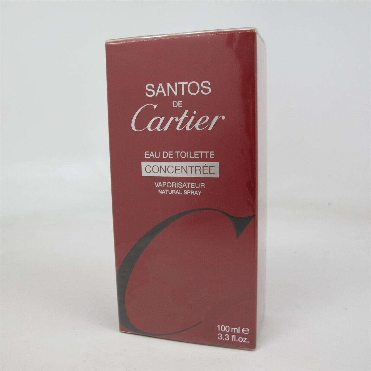 Santos de Cartier 100 Ml/ 3.3 oz Eau de Toilette Concentree Spray