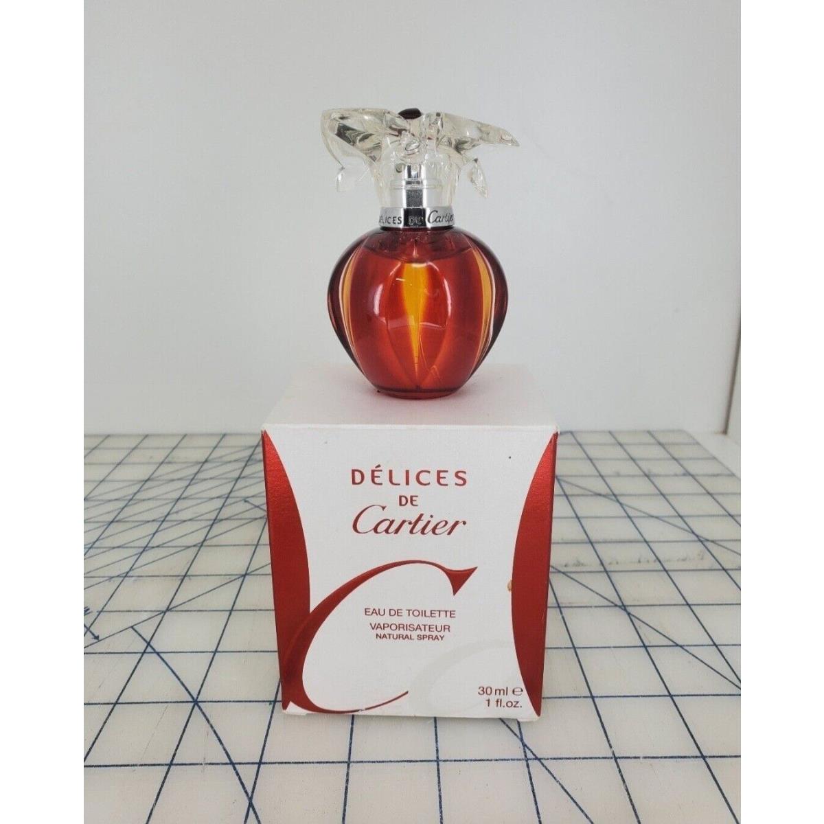 Delices de Cartier Eau de Toilette Spray Perfume Scent 30 mL 1 Fl.oz