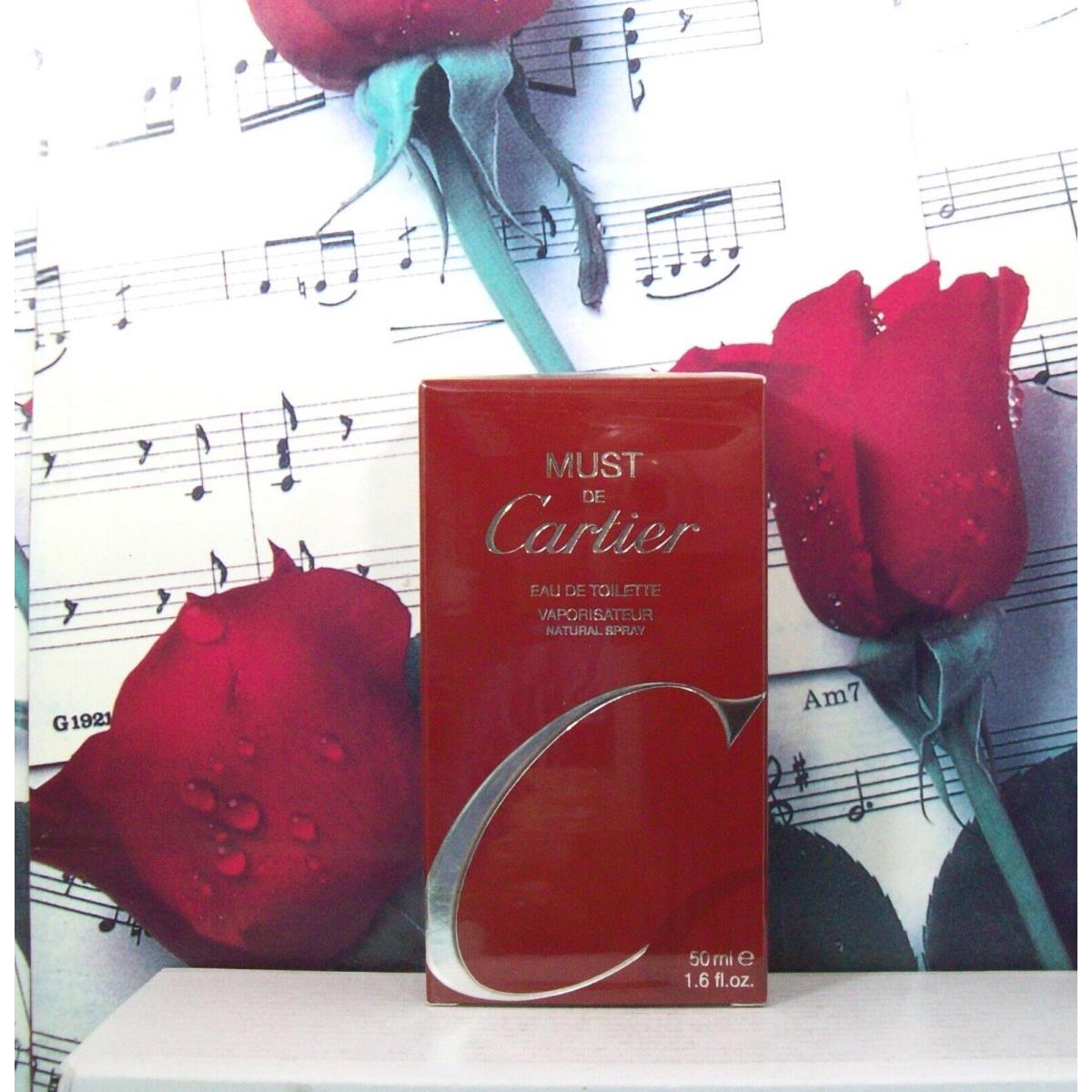 Must De Cartier Edt Spray 1.6 Fl. Oz. Box. Vintage