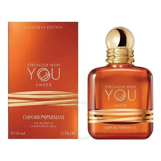 Emporio Armani Stronger with You Amber by Giorgio Armani 1.7 OZ Edp Spray - Men