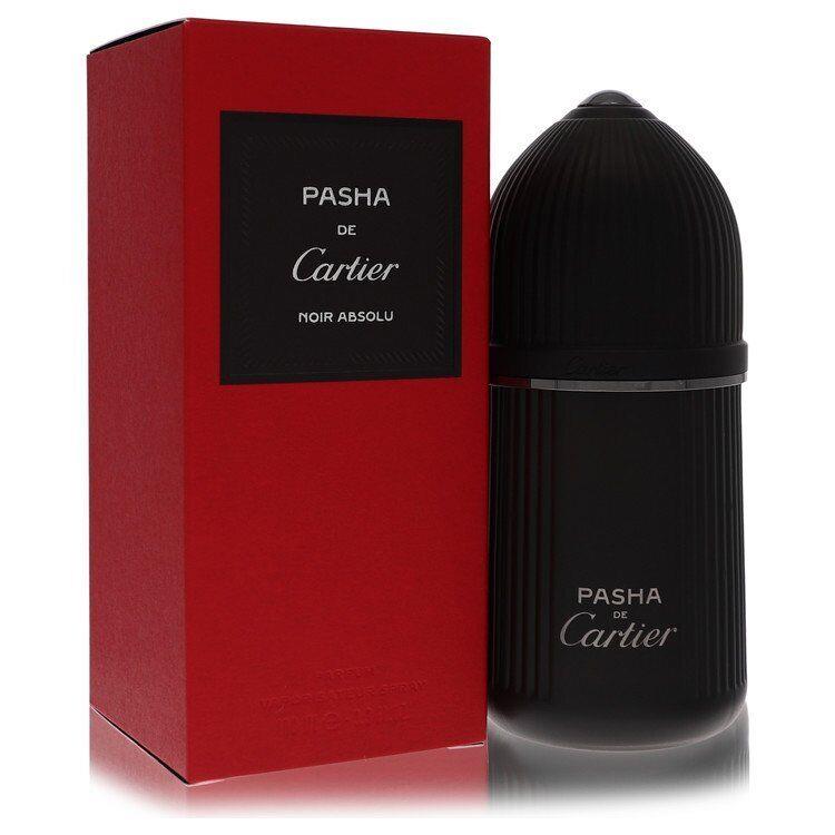 Pasha De Cartier Noire Absolu by Cartier Parfum Spray 3.3 oz For Men