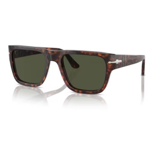 Persol 0PO3348S 24/31 Havana/green Square 57mm Square Men`s Sunglasses