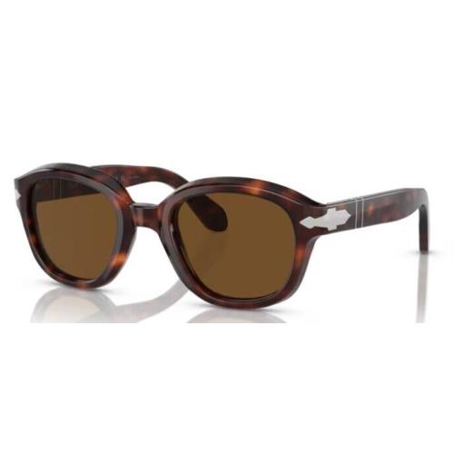 Persol 0PO0060S 24/57 Havana/brown Polarized Soft Square 52mm Women`s Sunglasses