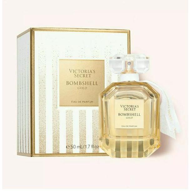 Victoria`s Secret Bombshell Gold Lychee Peony Perfume Edp 50mL 1.7 oz