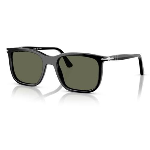 Persol 0PO3357S 95/58 Black/ Green Polar Rectangle Shaped 53mm Unisex Sunglasses