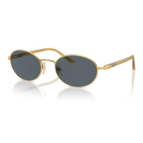 Persol 0PO1018S 1129R5 Gold/blue Oval Shaped 55 mm Women`s Sunglasses