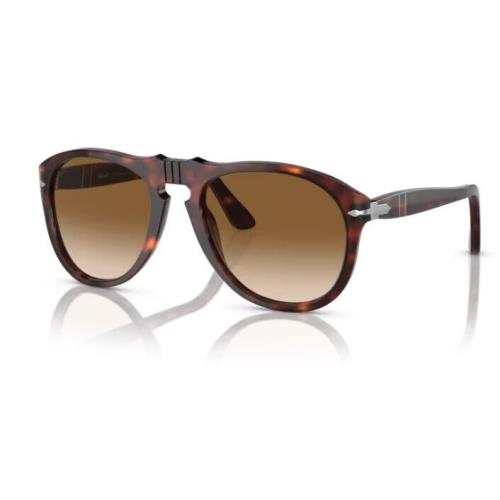 Persol 0PO0649 24/51 Havana /brown Gradient Soft Square Men Sunglasses