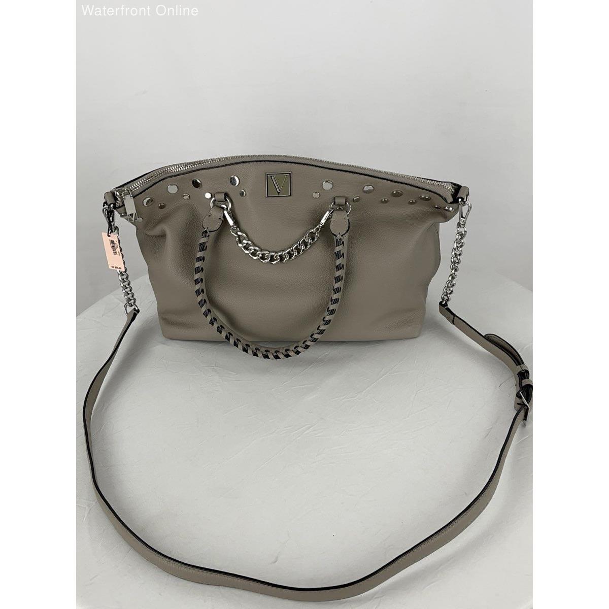 Victoria`s Secret Slouchy Satchel Purse Crossbody Bag Gray