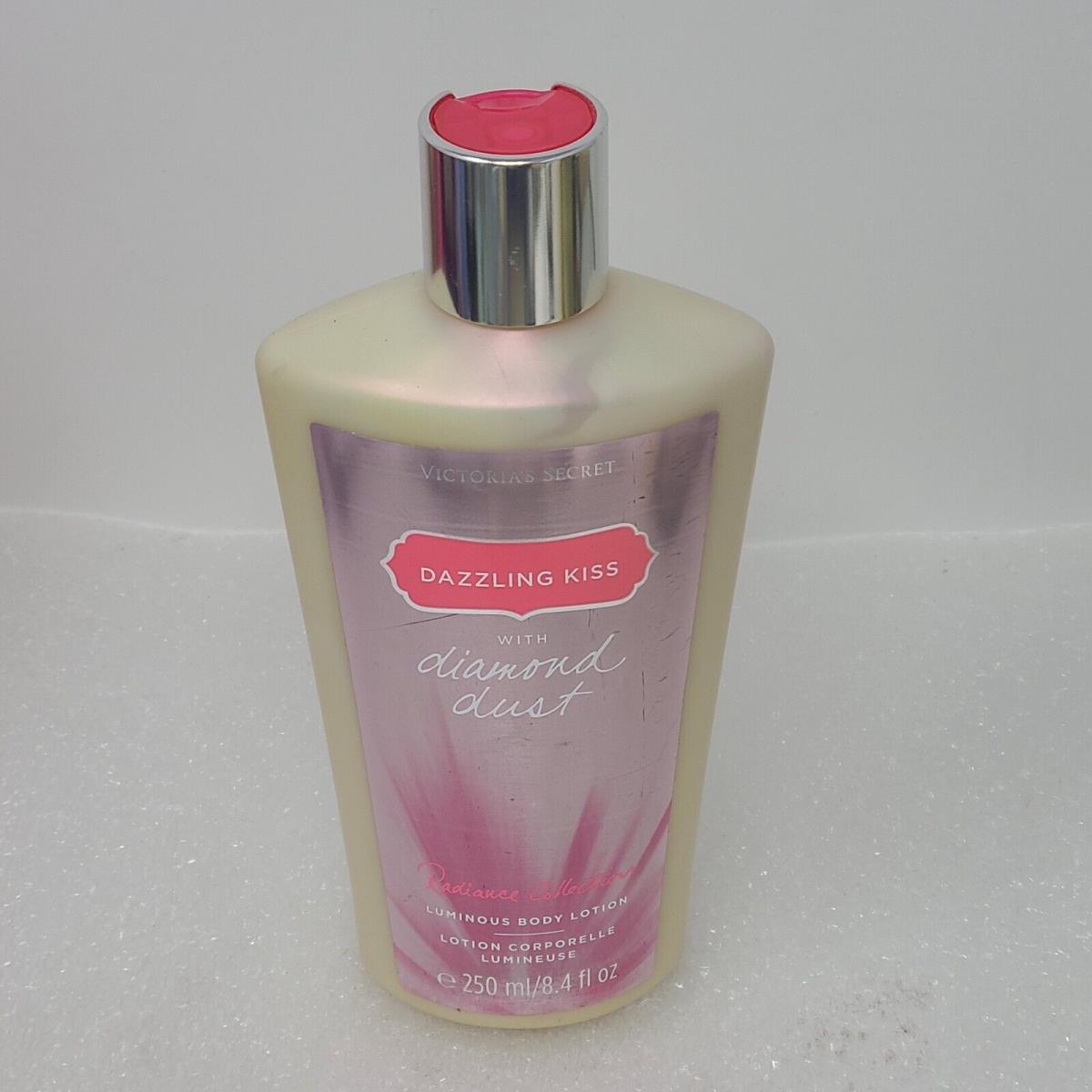 Victoria`s Secret Dazzling Kiss with Diamond Dust Luminous Body Lotion 8.4 oz