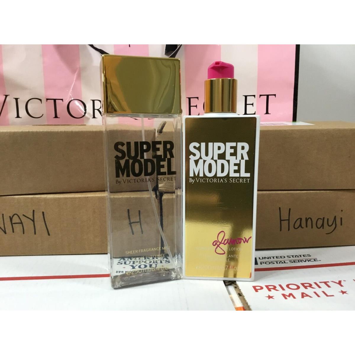 Victoria`s Secret Super Model Sheer Fragrance Mist Shimmering Body Lotion