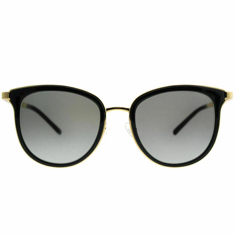 Michael Kors Adrianna1 1010 110011 Black Gold Cat-eye Sunglasses Lens-54 20 135