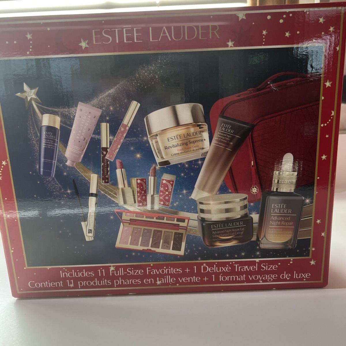 Estee Lauder 2023 Holiday Gift Cool Set 11 Full Size + 1 Travel Case