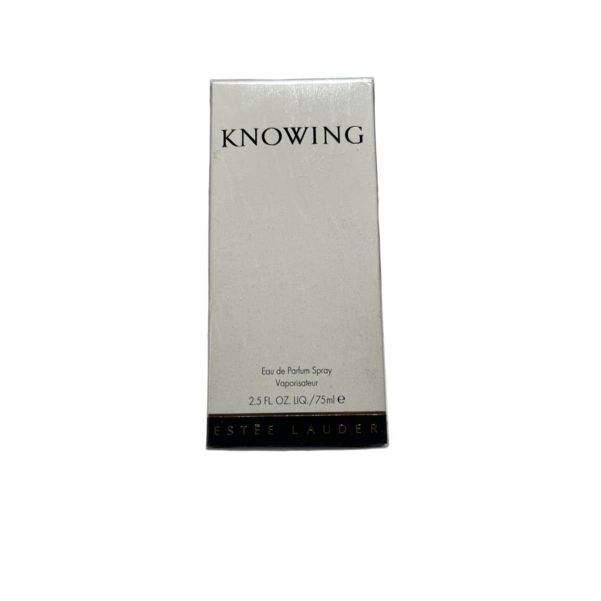 Knowing by Estee Lauder For Women 2.5 oz Eau de Parfum Spray