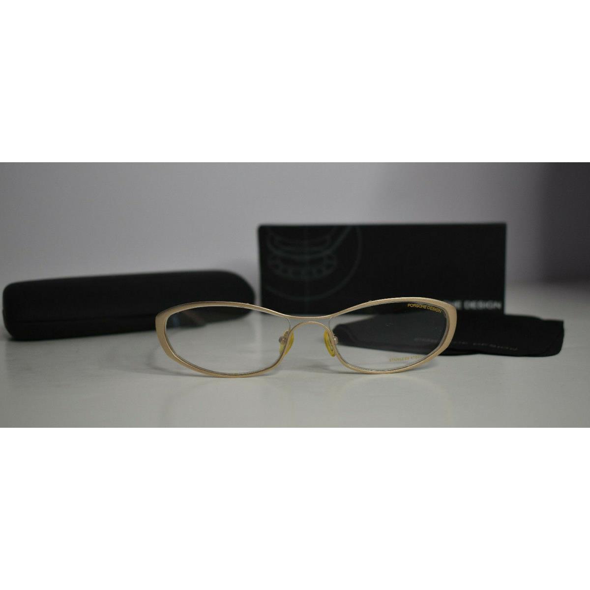 Porsche Design P7005 Brushed Gold Frames Eyewear Japan Eyeglasses 135 54 17