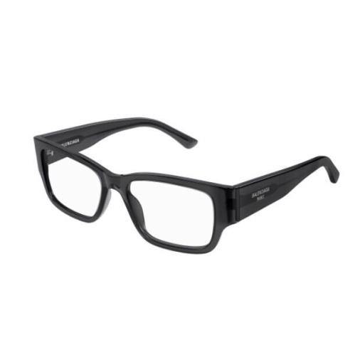 Balenciaga BB0371O 004 Grey Rectangular Men`s Eyeglasses