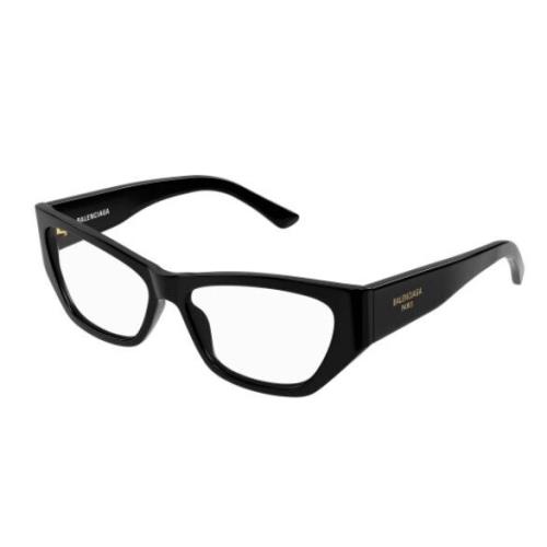 Balenciaga BB0372O 001 Black Cat-eye Women`s Eyeglasses