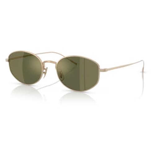 Oliver Peoples 0OV1347ST Estra 5340O8 Gold G-15 Goldtone Round Men`s Sunglasses